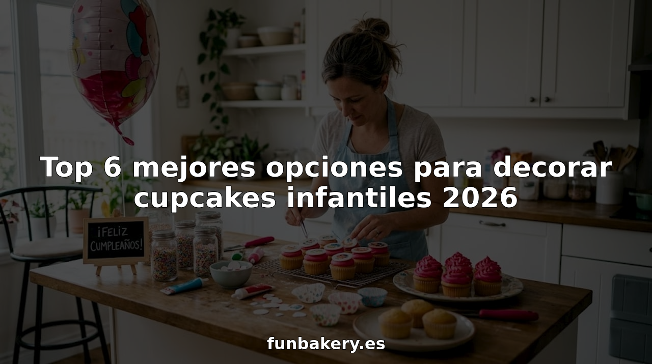 Un padre decorando magdalenas con adornos temáticos, poniendo el toque final para que queden perfectas para la ocasión.