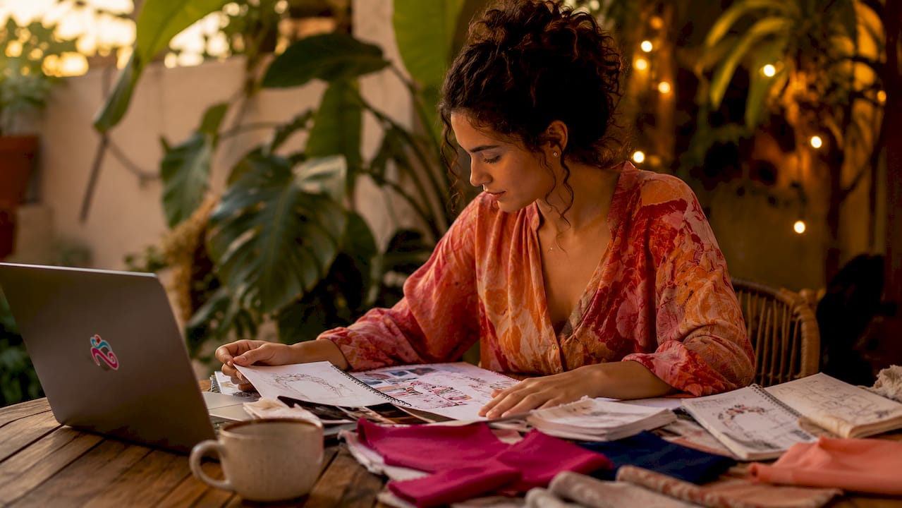 Organizadora revisando detalles para una decoración temática