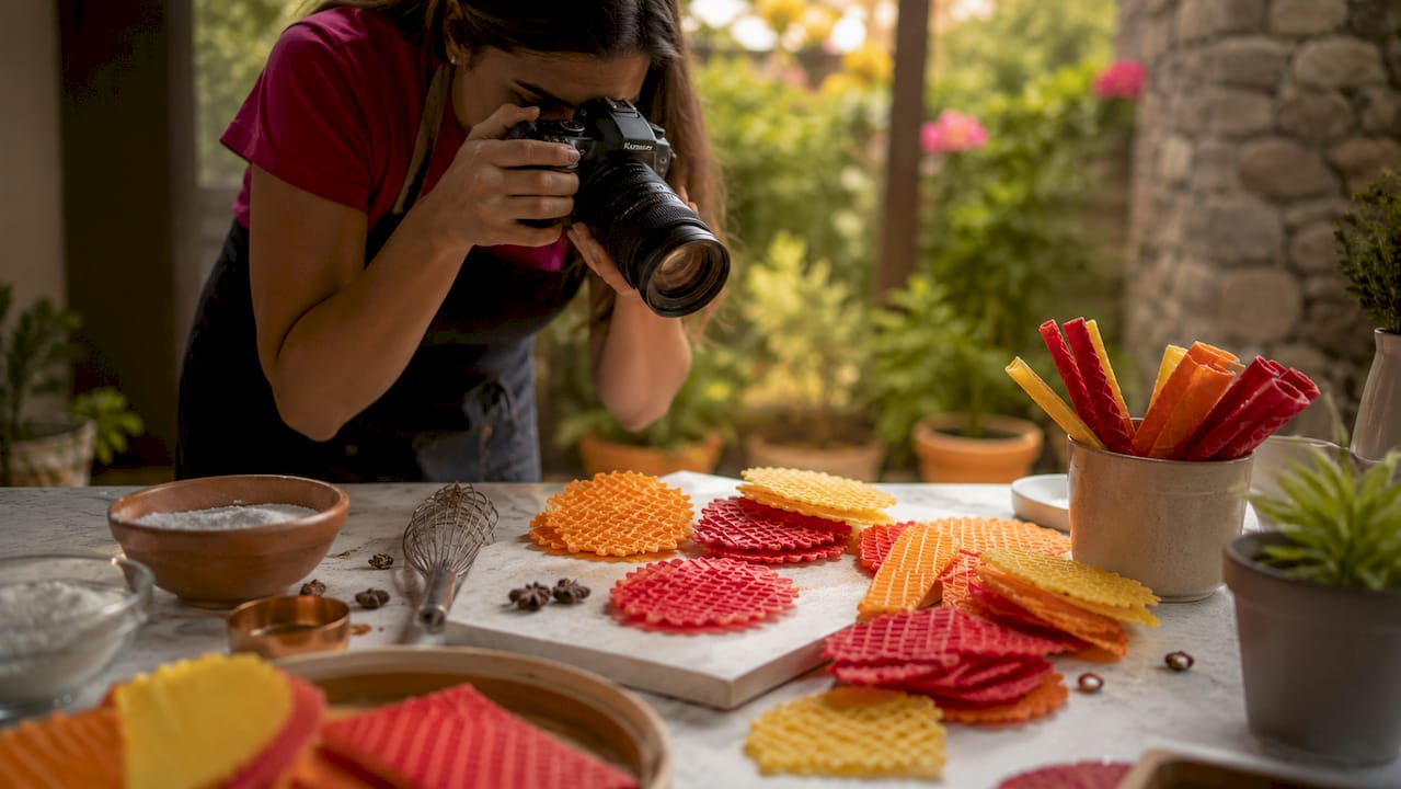 Obleas de colores ideales para decorar mesas en tus eventos
