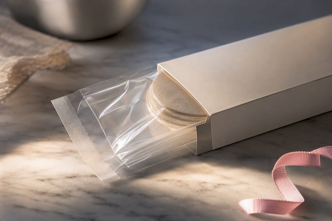 Embalagem alimentar para proteger oblea comestível