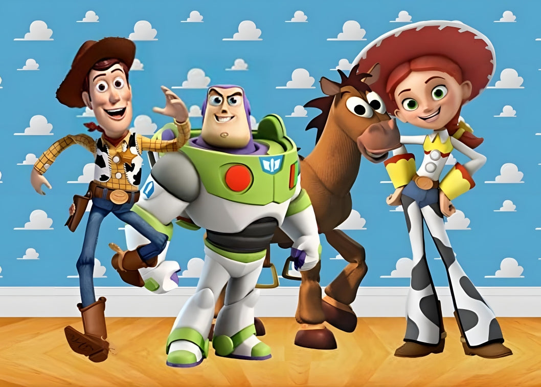 Lámina comestible TOY STORY con nombre para decorar tartas