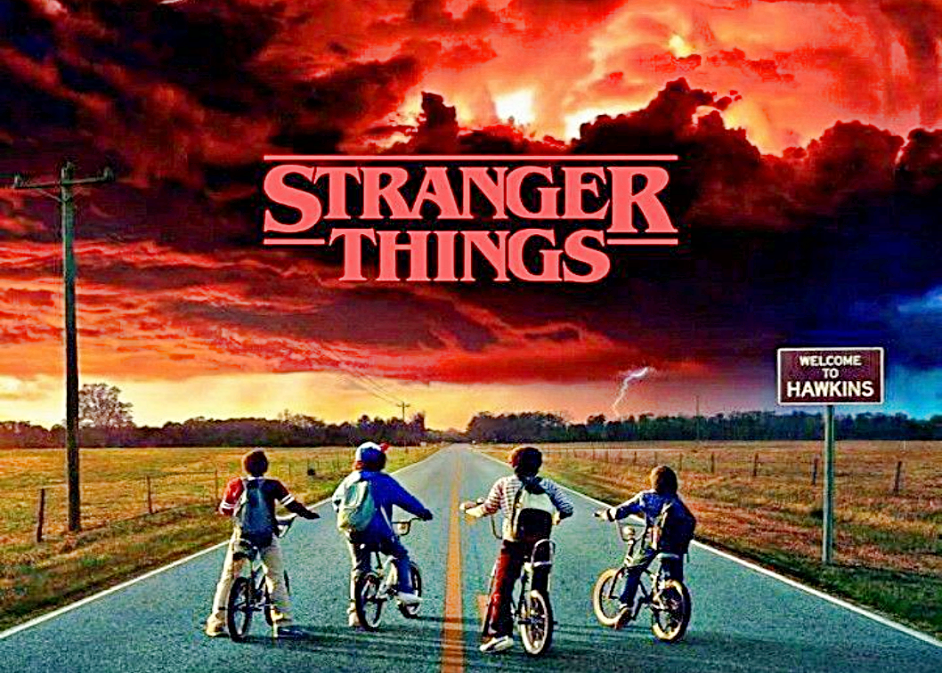 Oblea comestible personalizada Stranger Things para tarta y pastel de cumpleaños