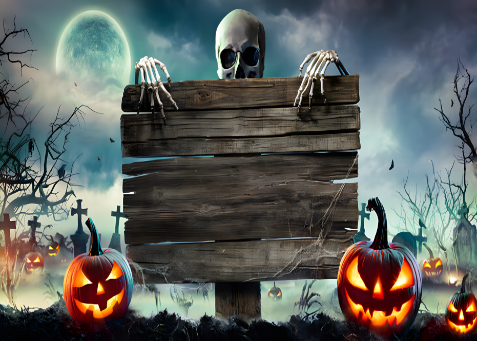 Foto Comestible HALLOWEEN Personalizada para Tartas y Magdalenas – Nombre y Edad
