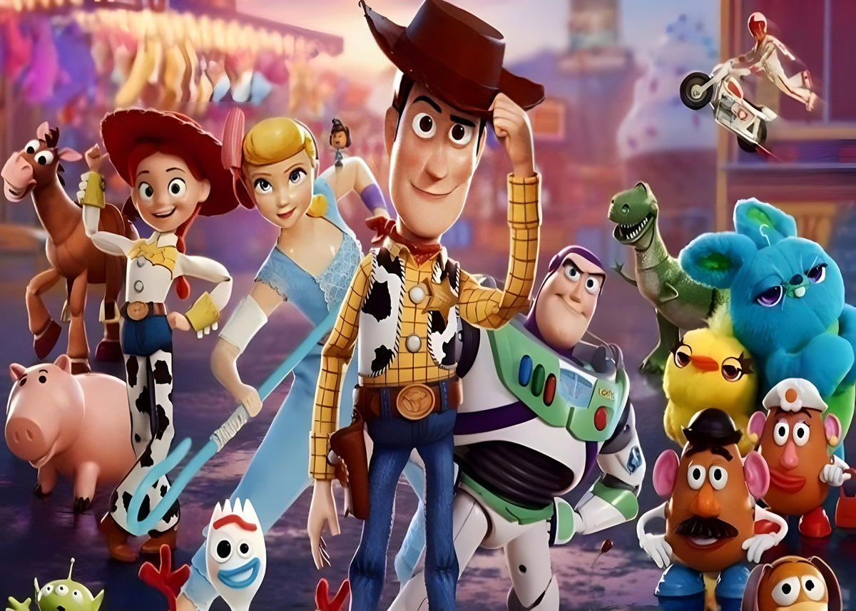 Lámina comestible de Toy Story con personajes personalizable
