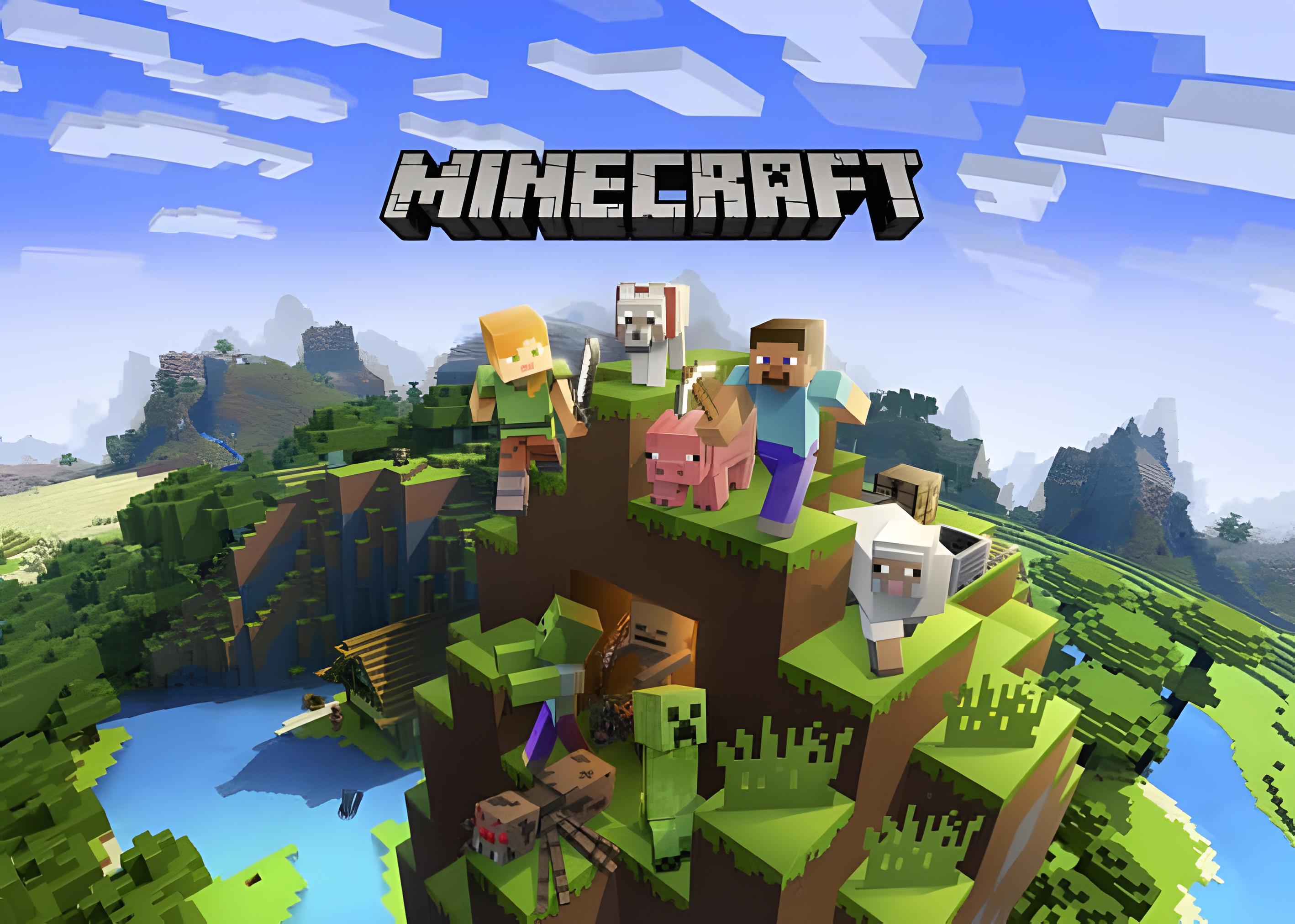 Imagen comestible en oblea Las Guerreras MINECRAFT personalizada para tartas y pasteles