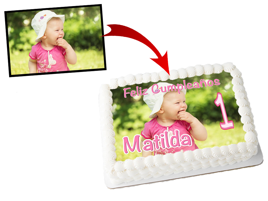 Imagen comestible personalizada para cupcakes y tartas