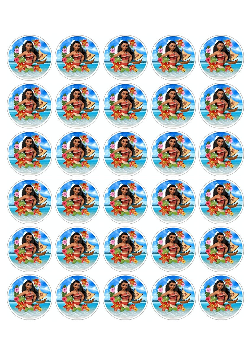 MOANA, VAIANA Magdalenas 30-Precortadas