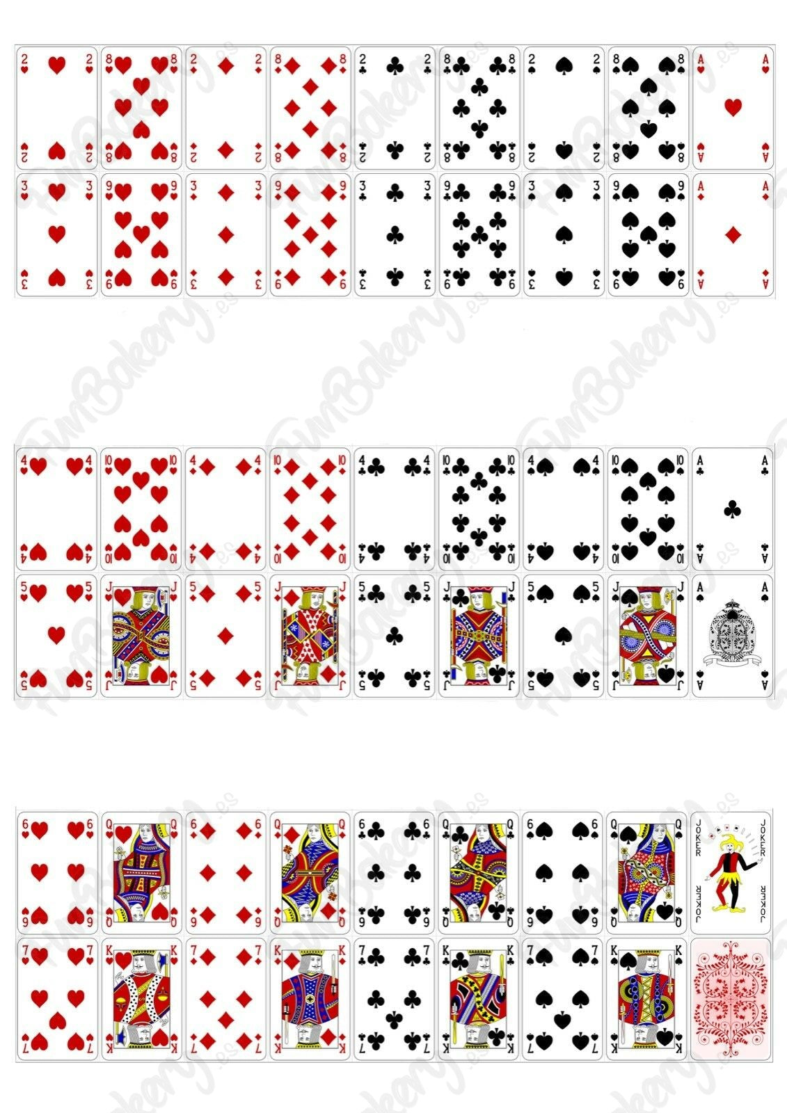 Cartas de Juego (Magdalenas)