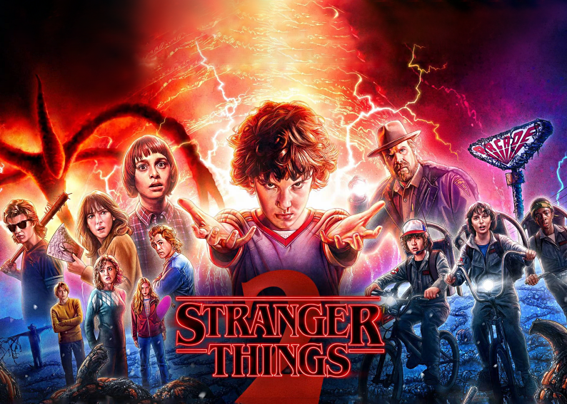 Imagen comestible para tarta Stranger Things en oblea personalizada