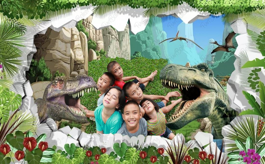 Dinosaurios (Marcos de Rectángulos)