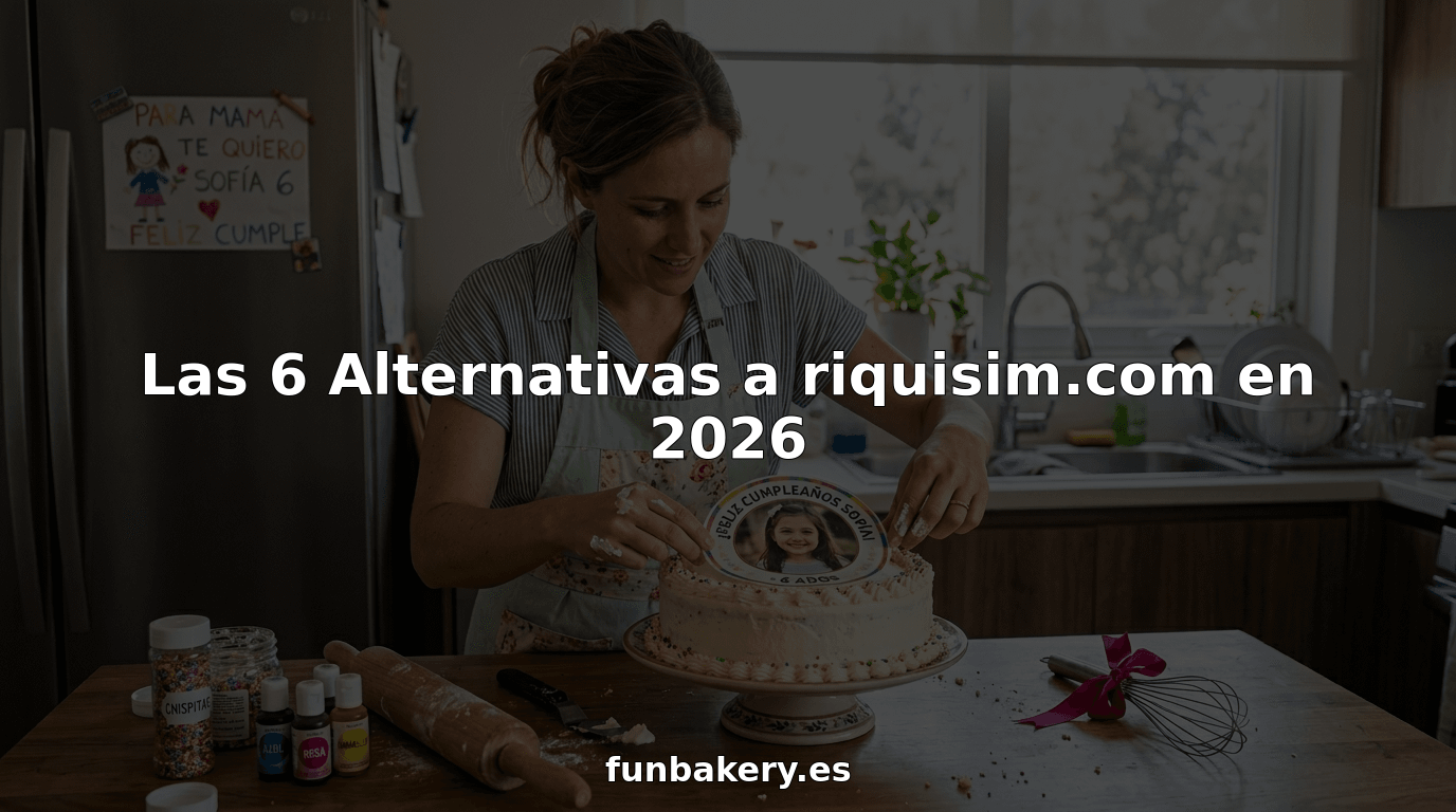Una mujer coloca una lámina comestible personalizada sobre una tarta para darle un toque especial.