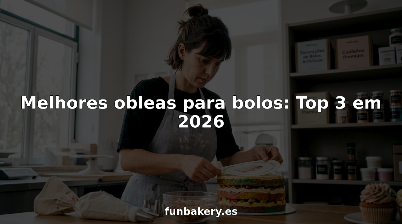 Chef pasteleiro a dar os últimos retoques a um bolo, utilizando uma folha de obreia para a decoração.