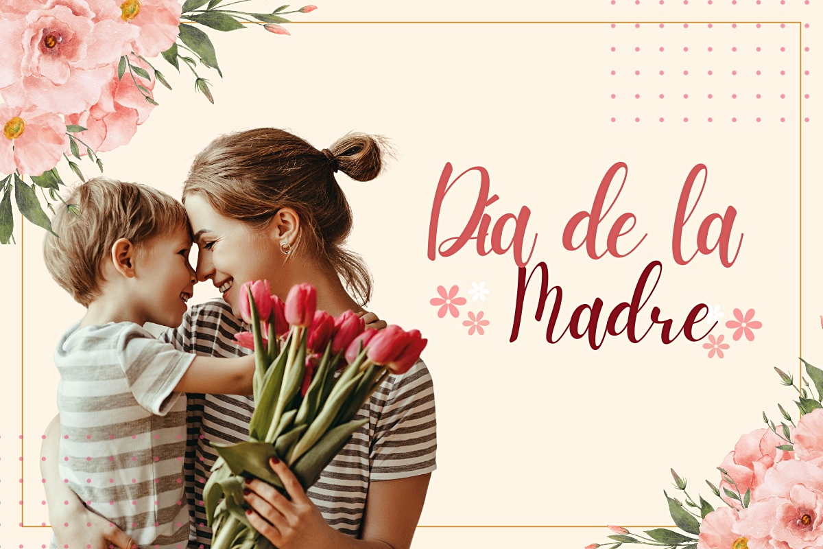 Topper comestible Día de la Madre para tarta con madre e hija, papel de azúcar personalizado