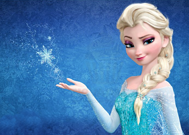 Imagen comestible estilo Frozen para tarta y cupcakes, disponible en formato redondo o rectangular, en oblea o papel de azúcar, personalizable con texto