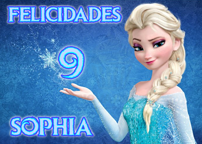 Imagen comestible estilo Frozen para tarta y cupcakes, disponible en formato redondo o rectangular, en oblea o papel de azúcar, personalizable con texto