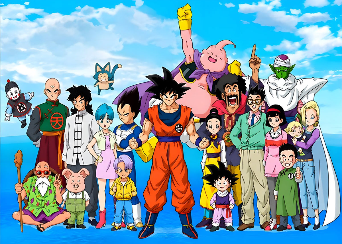 Lámina comestible personalizable de Dragon Ball con Goku y una esfera luminosa