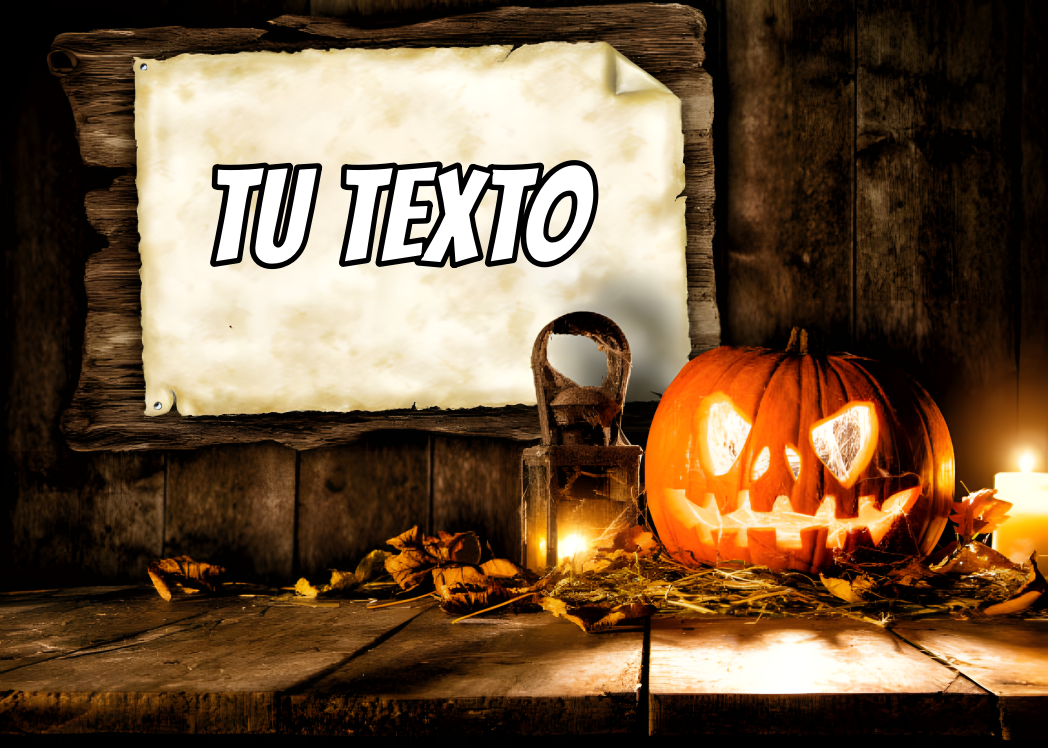 Oblea Comestible HALLOWEEN para Tarta de Cumpleaños Personalizada
