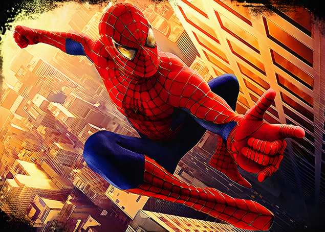Diseño de Spiderman personalizado en papel de azúcar para decorar tartas