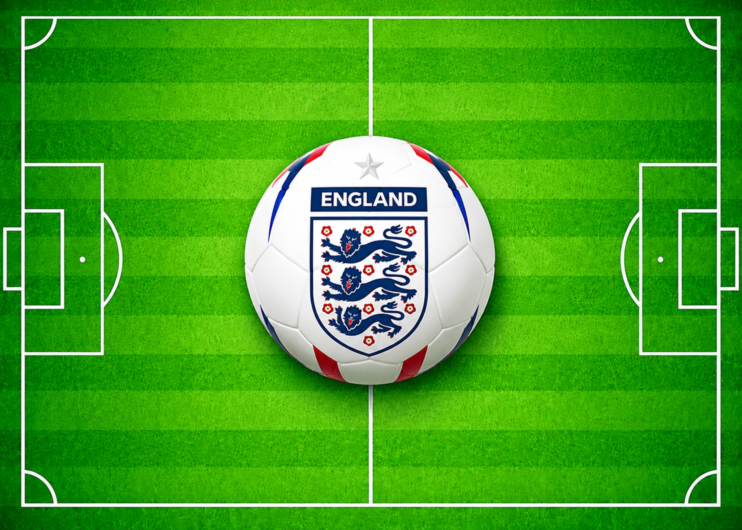 Decoración comestible de Inglaterra para pastel de cumpleaños, imagen personalizada de fútbol con escudo inglés y diseño del Mundial FIFA