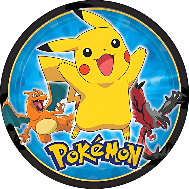 Foto comestible Pokémon personalizada para tarta con nombre y edad