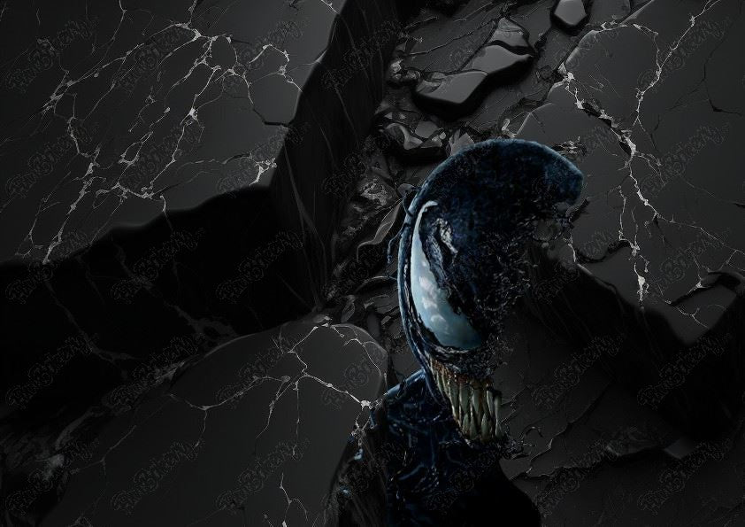 Máscara de Venom (Marcos de Rectángulos)